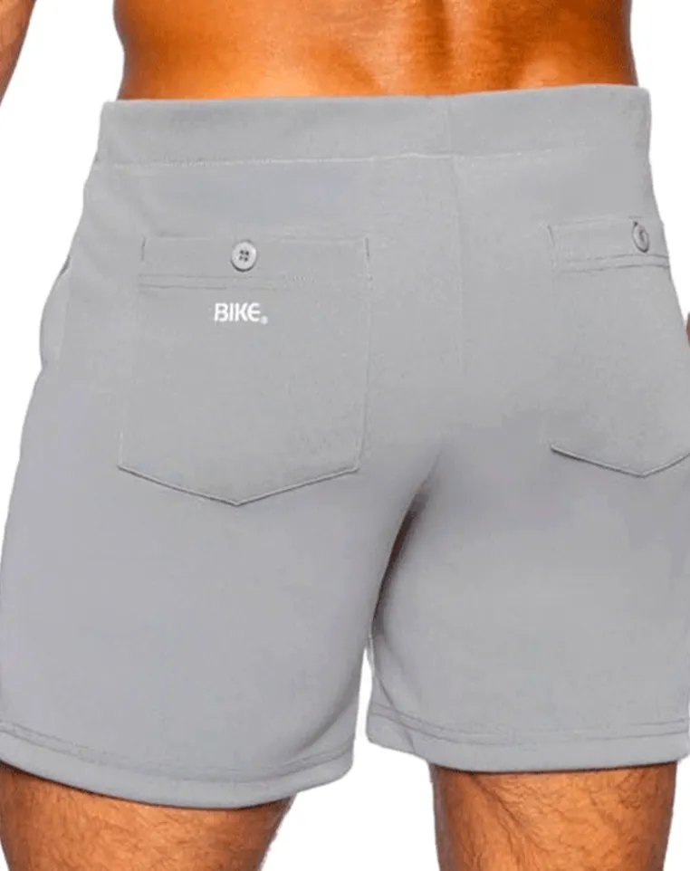 Bike Athletic Bam207 Coaches Short 5 Inch Inseam Color Gray