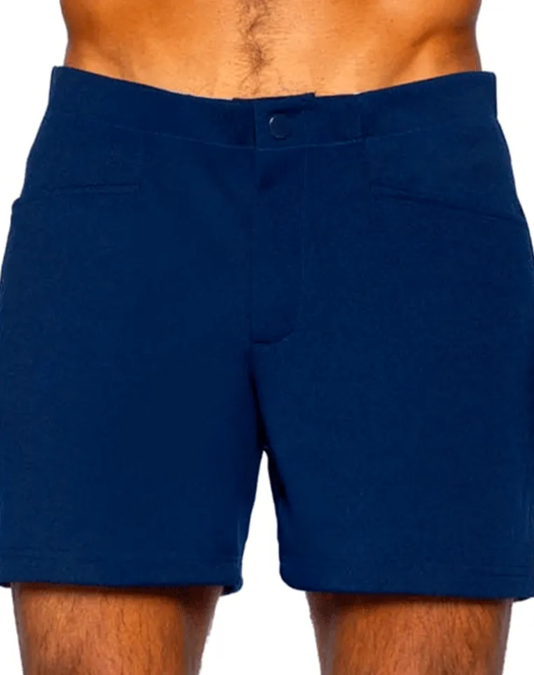 Bike Athletic Bam207 Coaches Short 5 Inch Inseam Color Navy
