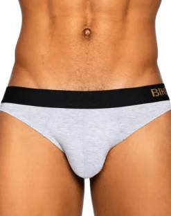Bike Athletic Bas319 Active Thong Color Light Gray