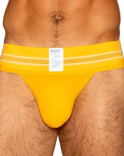 Bike Athletic Bas306 Original Number 10 Jockstrap Color Yellow