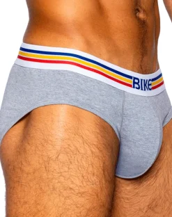 Bike Athletic Bas327 Stretch Cotton Brief Color Gray