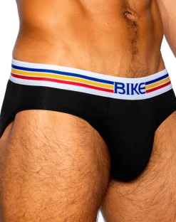 Bike Athletic Bas327 Stretch Cotton Brief Color Black