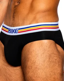 Bike Athletic Bas327 Stretch Cotton Brief Color Black
