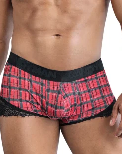 Candyman 99821 Back To School Trunks Red Plaid
