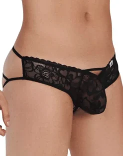 Candyman 99535 Bow Jockstrap Black