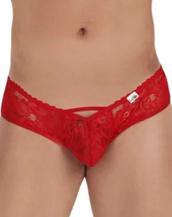Candyman 99535 Bow Jockstrap Red