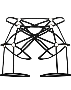 Candyman 99646 Cage Jockstrap Black