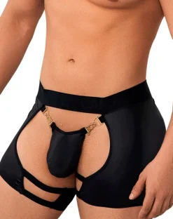 Candyman 99637 Chaps Thongs Black