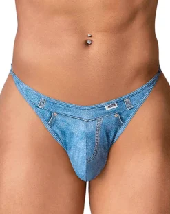 Candyman 99899 Cowboy Thongs Denim Blue