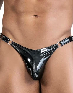 Candyman 99819 Dom Thongs Gloss Black