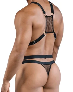 Candyman 99862 Fishnet Outfit Black