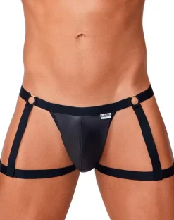 Candyman 99749 Garter Jockstrap Black