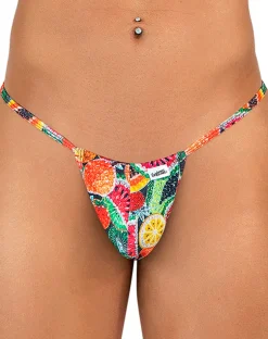 Candyman 9586 G-string Thong. Printed Fruits