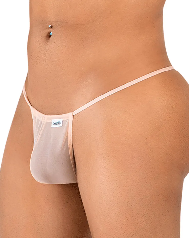 Candyman 9586 G-string Thong. Tangerine Mesh