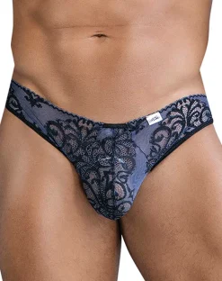 Candyman 99830 Lace Briefs Black-navy