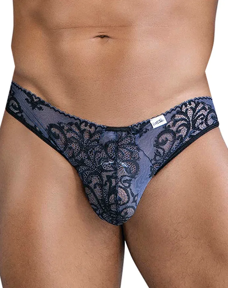 Candyman 99830 Lace Briefs Black-navy