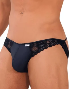 Candyman 99721 Lace Jockstrap Black