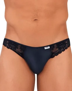 Candyman 99721 Lace Jockstrap Black
