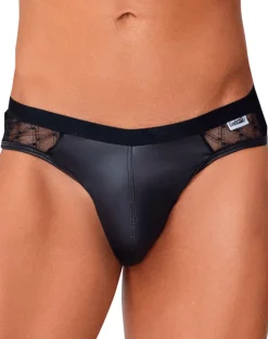 Candyman 99763 Lace Jockstrap Black