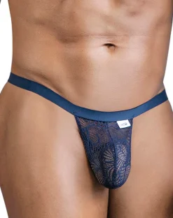 Candyman 99823 Lace Thongs Blue