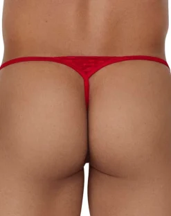 Candyman 99685 Lace Thongs Red