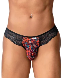 Candyman 99887 Leopard Thongs Animal Print