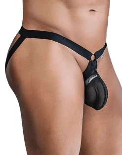 Candyman 99842 Mesh Jockstrap Black