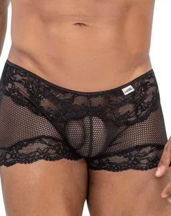 Candyman 99779 Mesh Lace Trunks Black