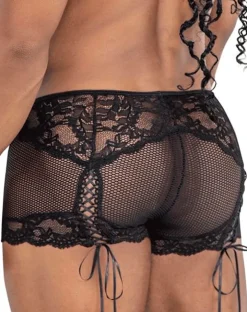Candyman 99779 Mesh Lace Trunks Black