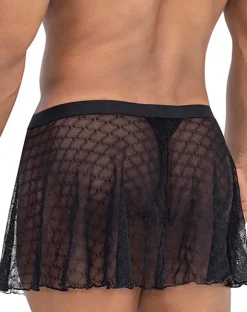 Candyman 99813 Mesh Skirt Black