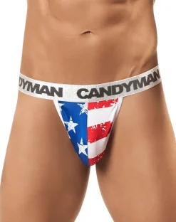Candyman 99154 Patriotic Thong Multi-colored