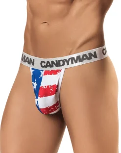 Candyman 99154 Patriotic Thong Multi-colored