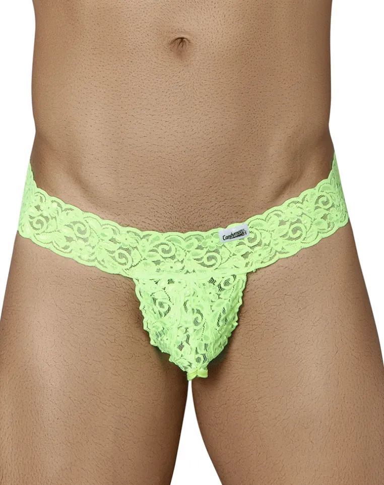 Candyman 99315 Peek A Boo Thongs Green