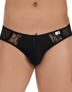 Candyman 99538 Sexy Lace Jockstrap Black