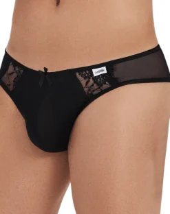 Candyman 99538 Sexy Lace Jockstrap Black
