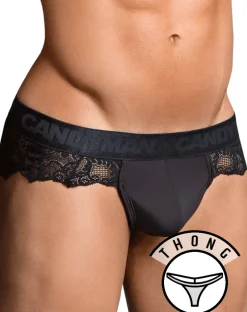 Candyman 99304 Thongs Black