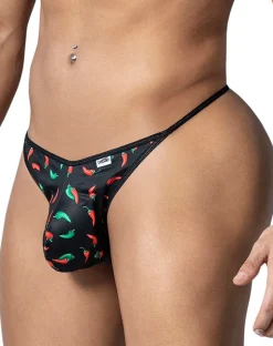 Candyman 99875 Thongs Black Print