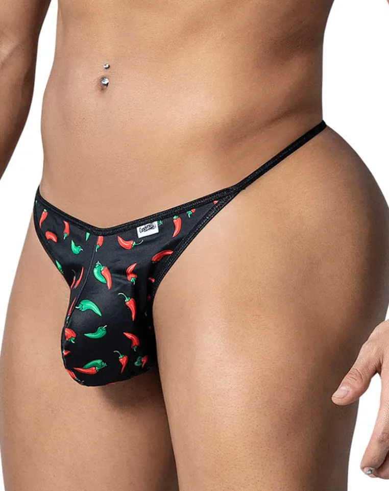 Candyman 99875 Thongs Black Print