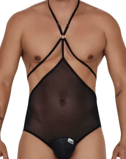Candyman 99662 Tulle Bodysuit Black