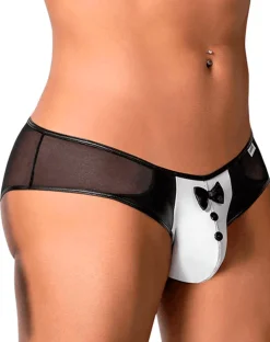 Candyman 99919 Tuxedo Briefs Black-white