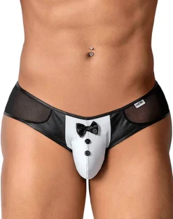 Candyman 99919 Tuxedo Briefs Black-white