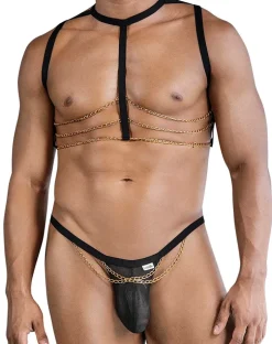 Candyman 99818 Two Piece Outfit Black