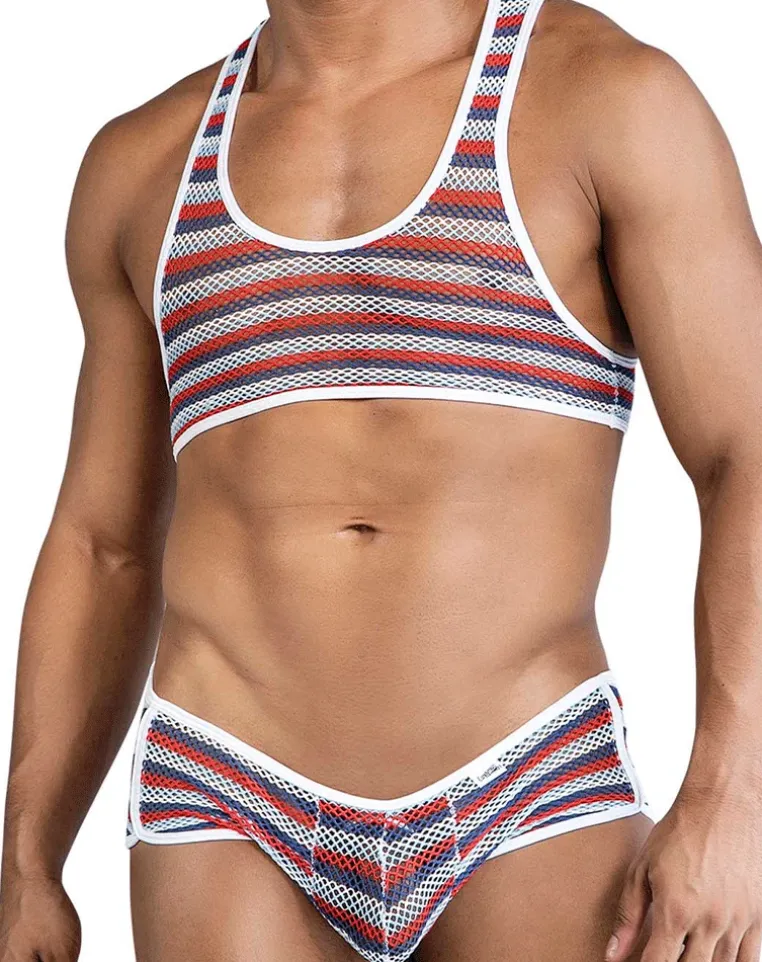 Candyman 99859 Two Piece Outfit Stripes