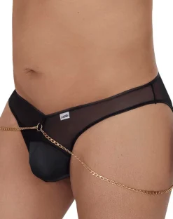 Candyman 99672x Chain Jock Briefs Black