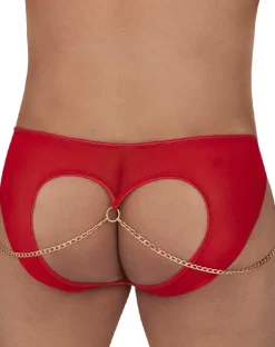 Candyman 99672x Chain Jock Briefs Red