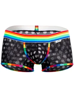 Candyman 99511x Polka Mesh Trunks Black-rainbow