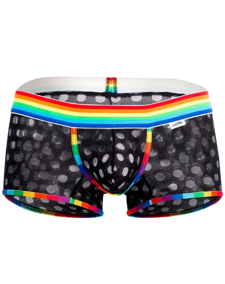 Candyman 99511x Polka Mesh Trunks Black-rainbow