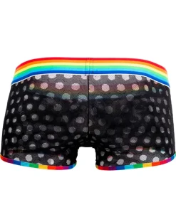 Candyman 99511x Polka Mesh Trunks Black-rainbow