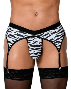 Candyman 99881 Zebra Thongs Zebra Print