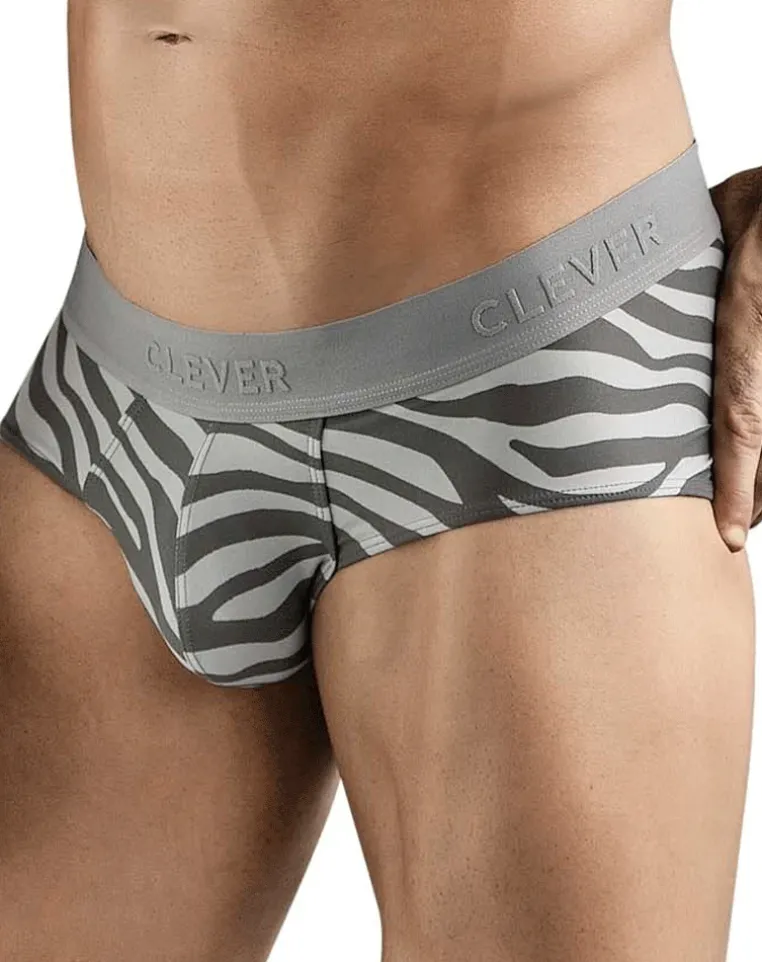 Clever 1801 Cebra Briefs Gray